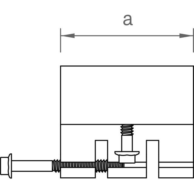 Modulbefestiger-Set hinten