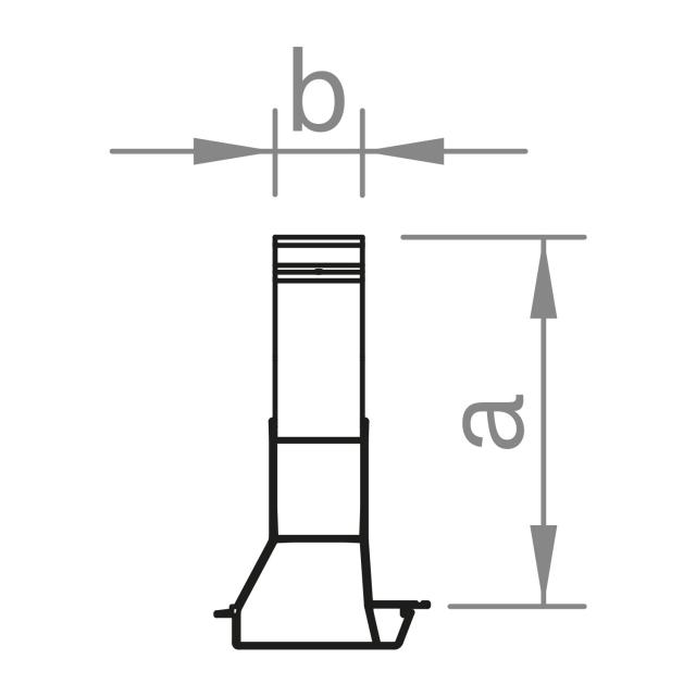 Modulstützen-Set 13° 150-30 Ost-West 2S