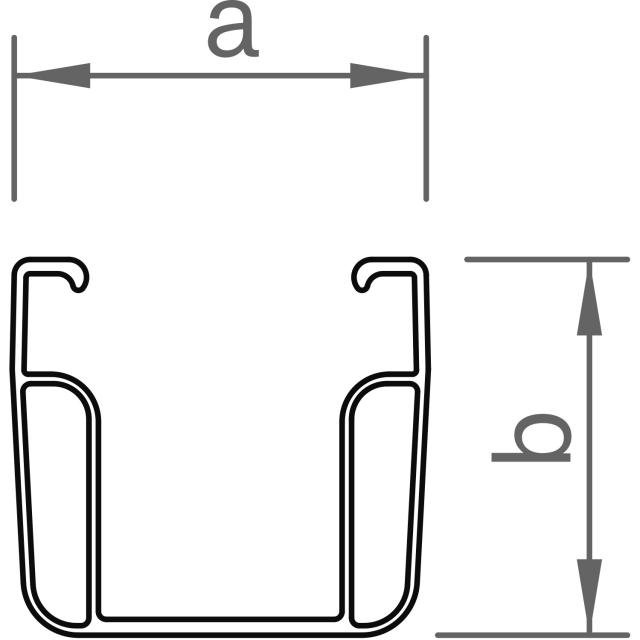 C-Schiene 47-2 2,20m