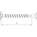 Befestigungsschraube Dachhaken 6x100