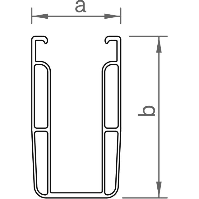 C-Schiene 95-3 5,40m