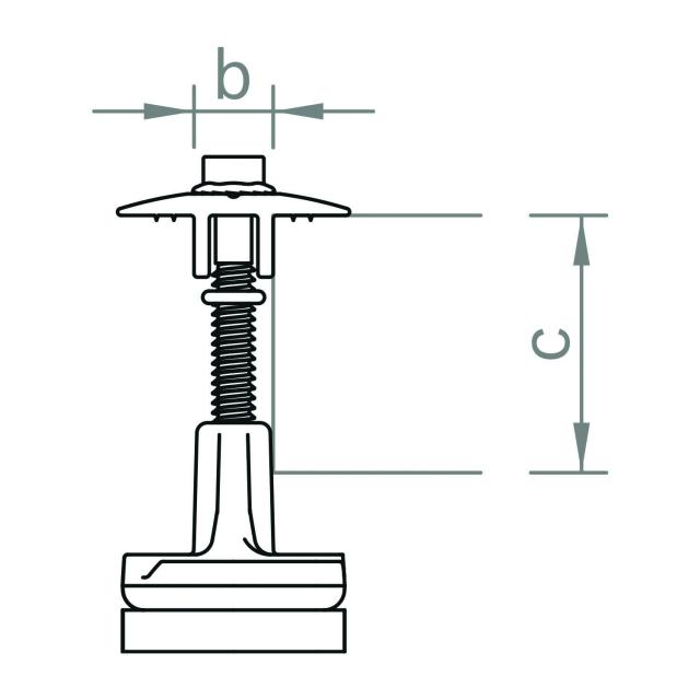 Mittelklemme 30-42 Set C sw