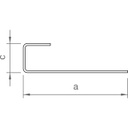 Dachhaken-Set S C-Form V2A