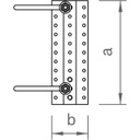 Doppel-Dachhaken-Set flex 30 M10