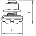 Kreuzschienenverbinder-Set C M14