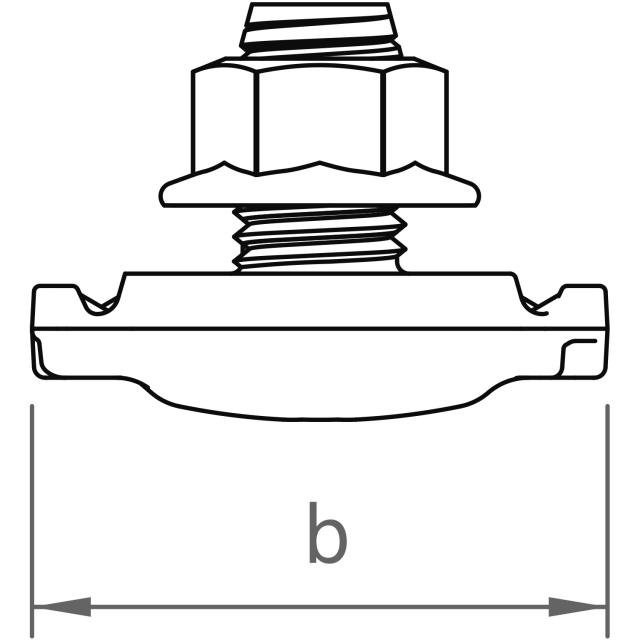 Kreuzschienenverbinder-Set C M14