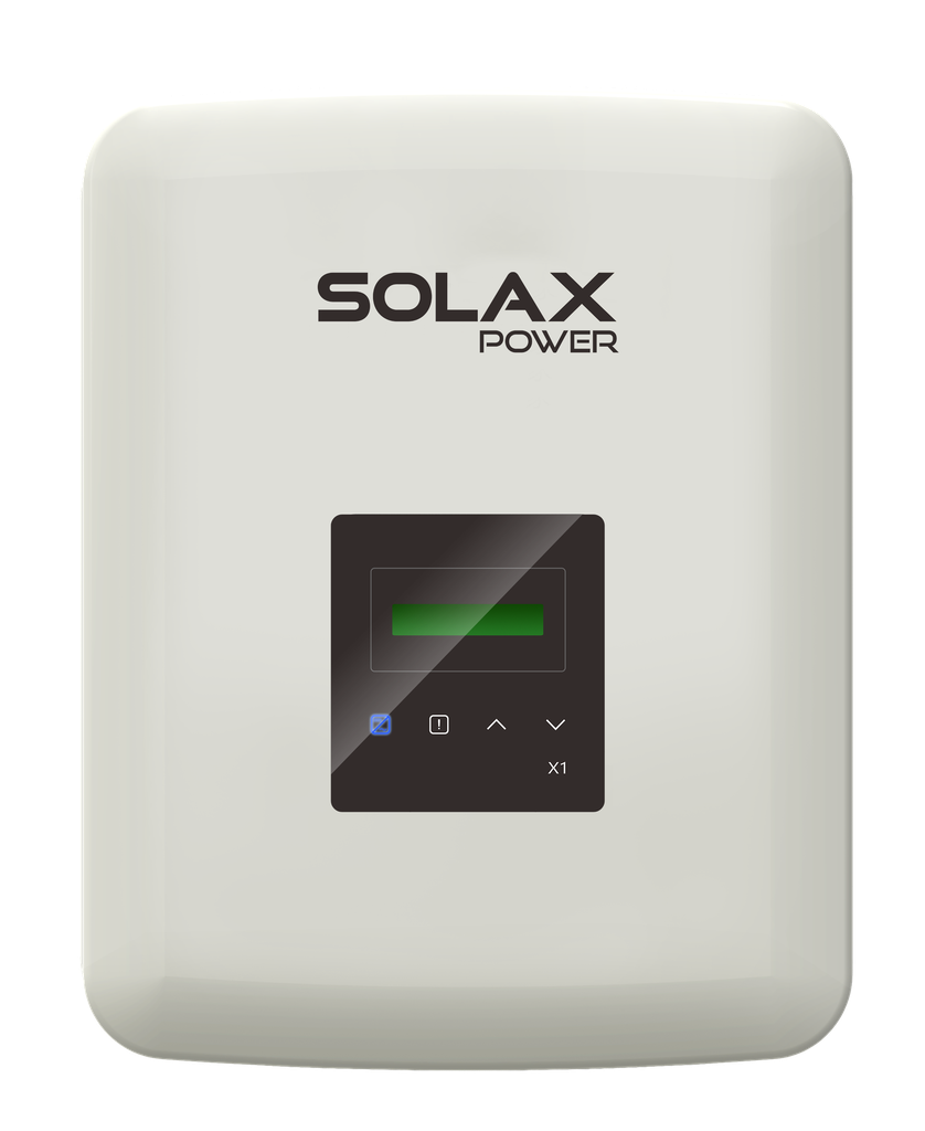 Solax 1-phasiger Wechselrichter 3,6kW, 2MPPT 14/14A, 70-580VDC, 30x341,5x143mm, 14,5kg