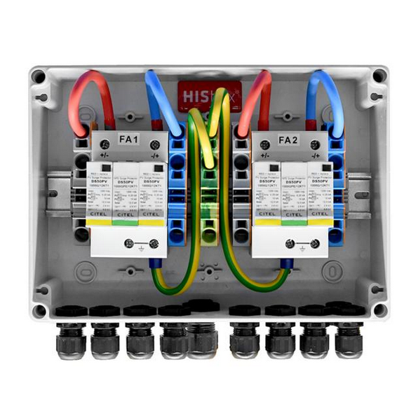 HISbox DC Combiner 1000V, 2 MPPT, IN1/OUT1