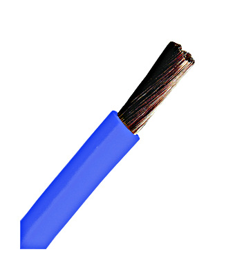[X01050502C] H07V-K (Yf) 10mm² blau, PVC Verdrahtungsleitung